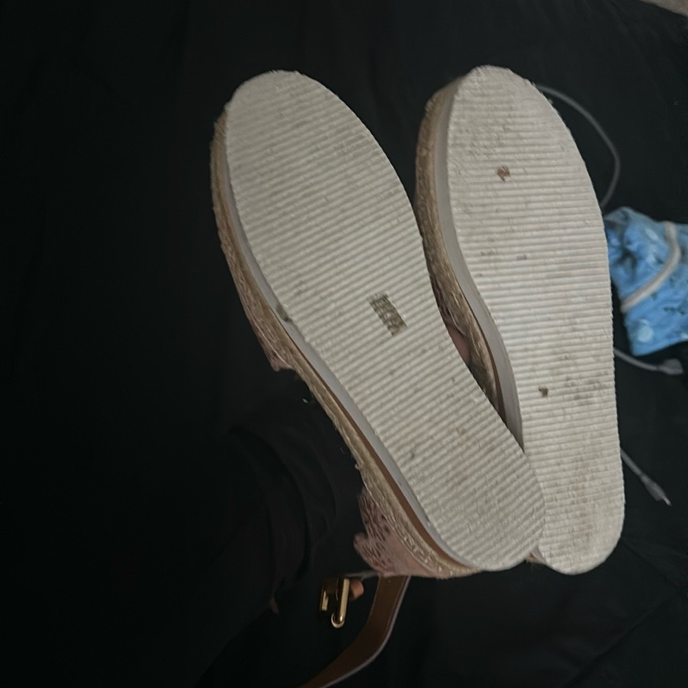 See By Chloe Pink Espadrille Sandals size 6.5 - Picture 4 of 4